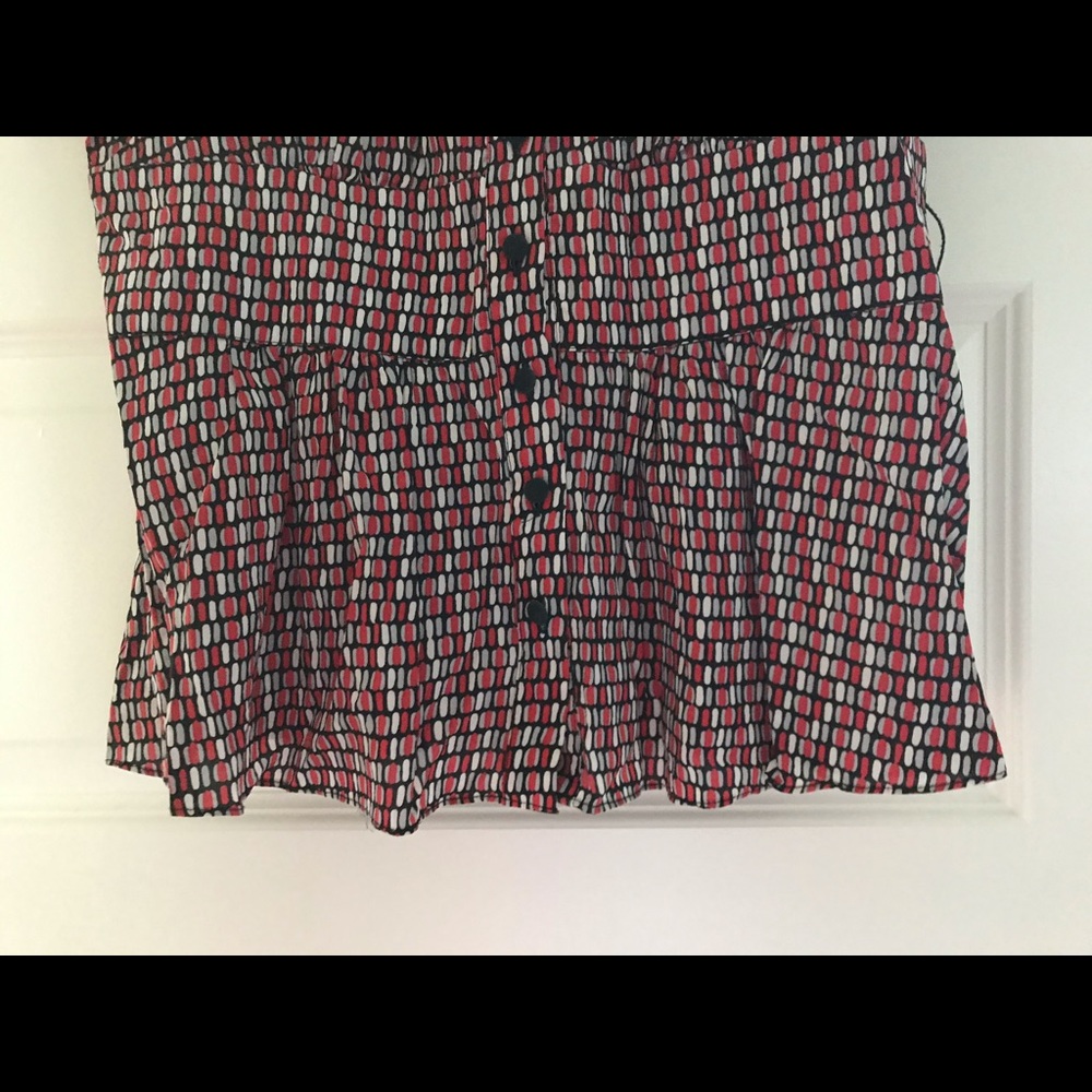 Arden B Collared Button Fitted Top - image 4